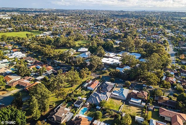 Mr Tucker did not say he bought a house on an 873 square meter block in Hamersley (pictured) in Perth's north last November and rents it out for about $700 a week.