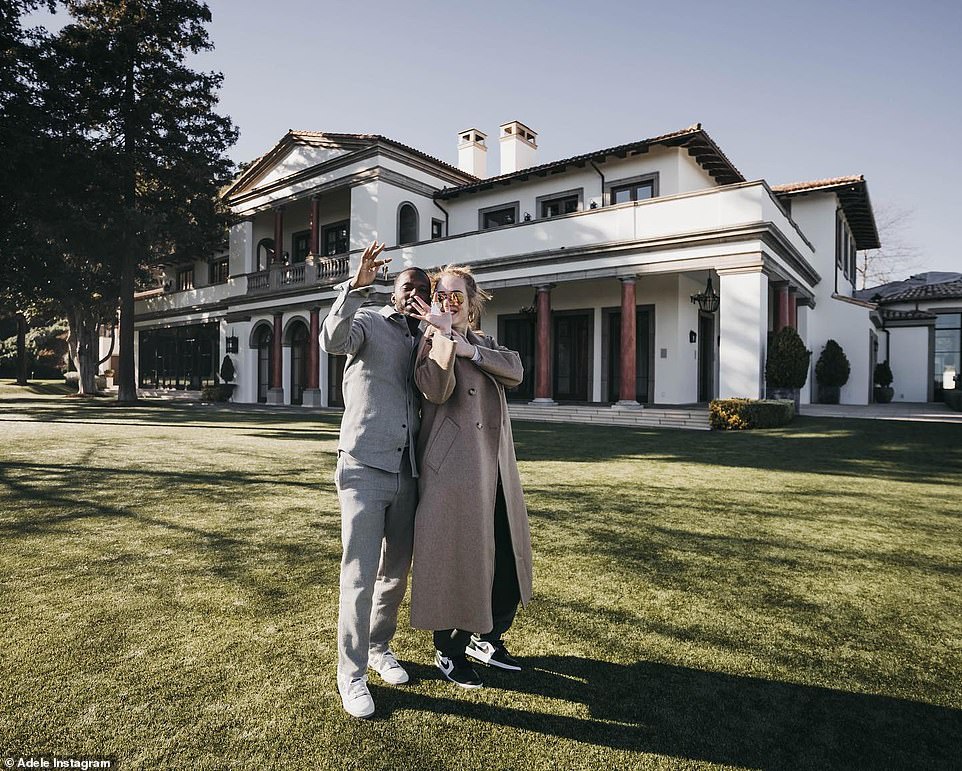 She bought the substantial property two years ago with her husband Rich Paul (pictured together), which was previously owned by Sylvester Stallone