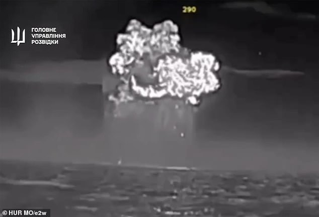 Ukraine destroys the Russian rocket ship Ivanovets