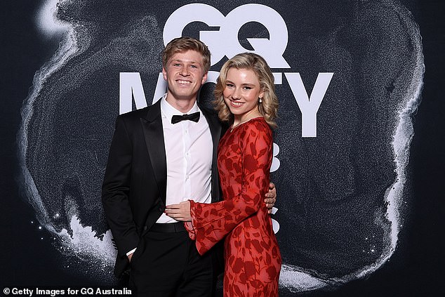 Robert is pictured here with his ex-girlfriend Rorie Buckey at the GQ Australia Men of the Year Awards in Sydney on December 6