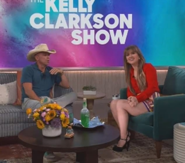 The Because of You hitmaker, 42, was halfway through an interview with country singer Kenny Chesney, 56, when they were offered two glasses to try his rum.