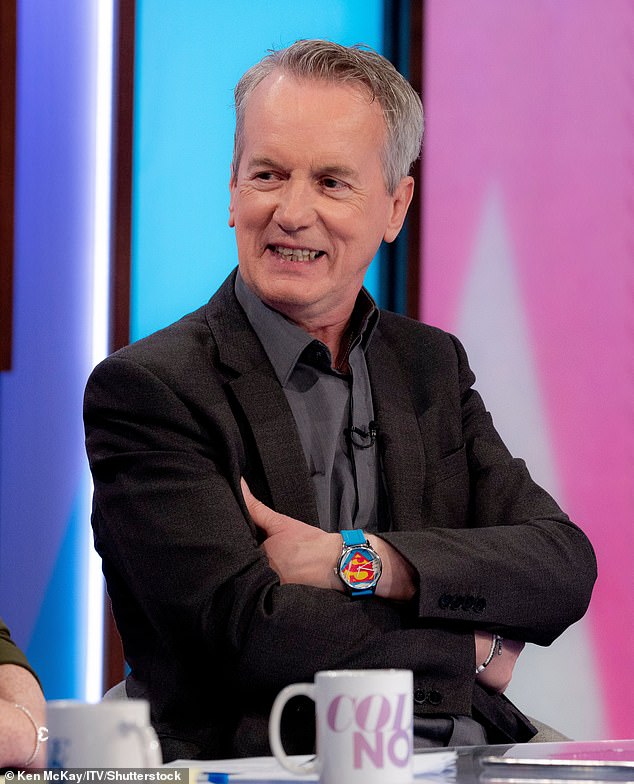 Like Alex, Frank Skinner (pictured), Jimmy Carr and Ricky Gervais have previously been outspoken about their views on cancel culture.
