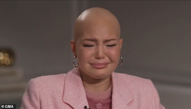 In January, Isabella, 20, revealed she had been diagnosed with medulloblastoma on Good Morning America (seen) and was starting chemotherapy.