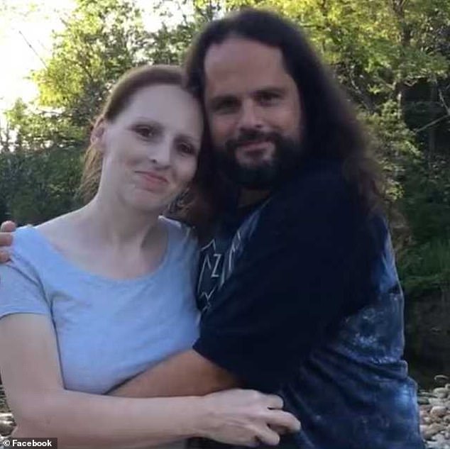 Police were called to the teen's Tampa home by his mother, who told them her husband Christos Byron Themelis, 51, had been shot.  In the photo: the couple together