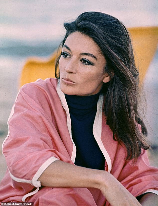 The actress is pictured here in the 1960s