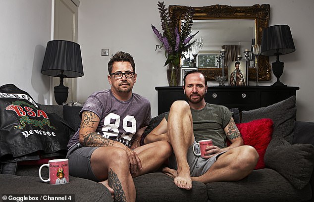 Stephen first appeared on the Channel 4 show Gogglebox over a decade ago, alongside his ex-boyfriend Chris Ashby-Steed (right)