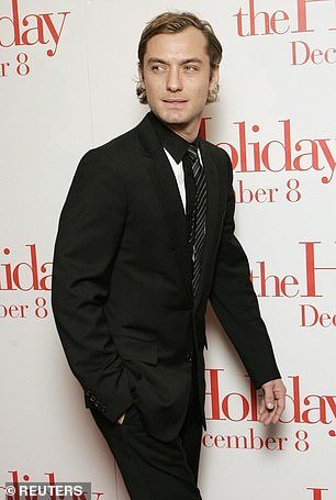 Jude pictured in 2006 at the premiere of The Holiday