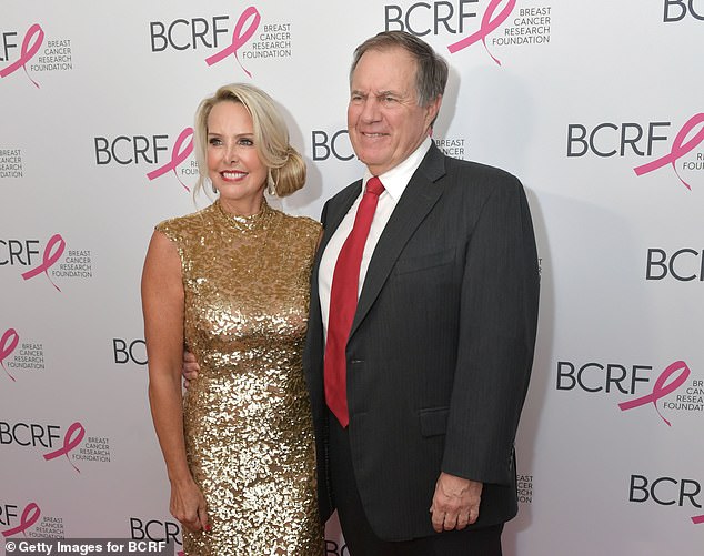 Until September, Belichick was reportedly dating 60-year-old Linda Holliday (left) for 16 years.