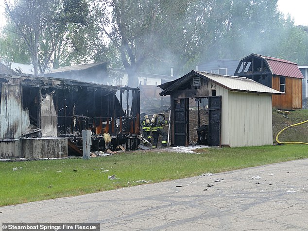 Two people have died after a plane crashed into a home in northern Colorado, sparking a raging fire that engulfed two properties at the site