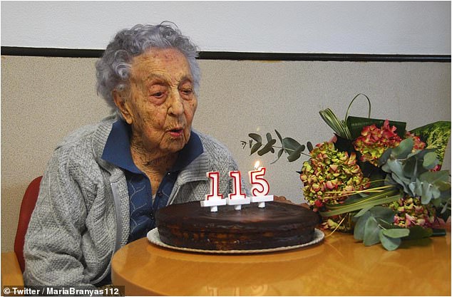 The current record holder recognized by Guinness World Records as the oldest person in the world is American-Spanish Branyas Morera (pictured), who turned 116 years old on March 4 this year