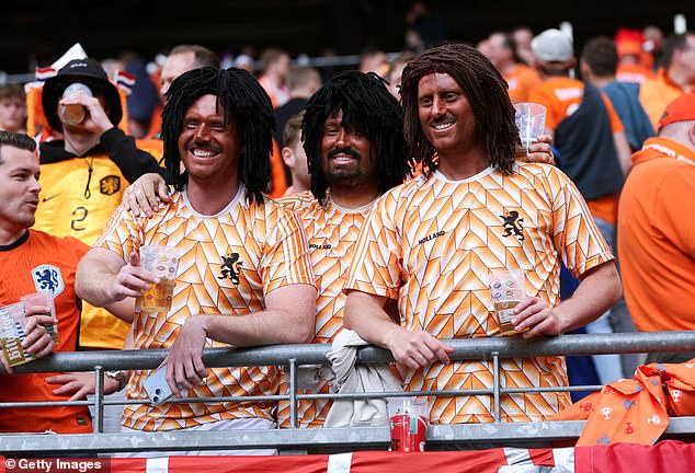 The group of fans was criticized for 'blackface', which is seen by many as racist and is especially controversial in the Netherlands