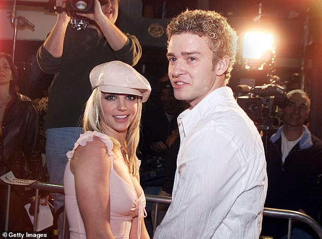 The former pop power couple pictured in 2002