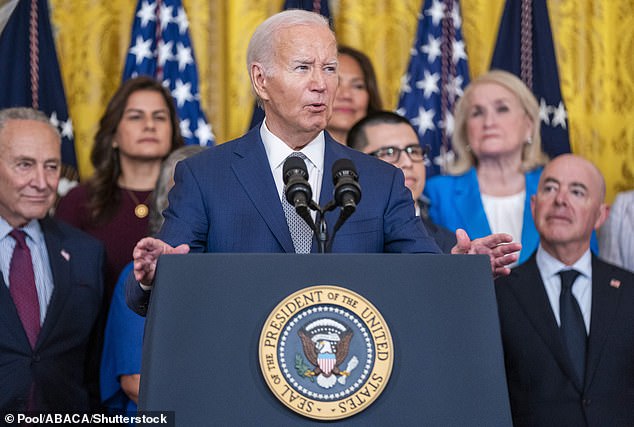 Biden took a shot at former President Donald Trump when he announced the amnesty policy