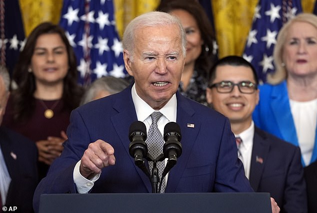 President Joe Biden said he wasn't 