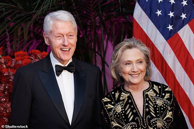 Former President Bill Clinton and former Secretary of State Hillary Clinton spoke at the event