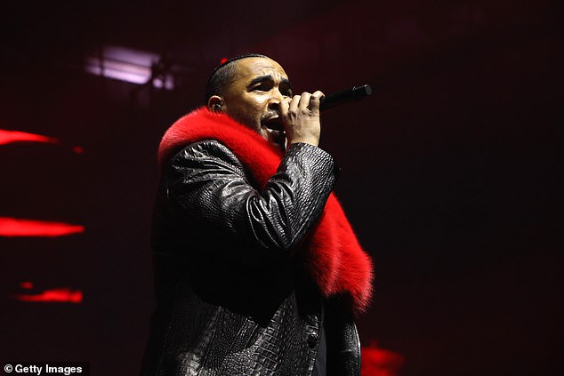 Pictured: Omar performing at the Coca-Cola Coliseum on March 15 in Toronto