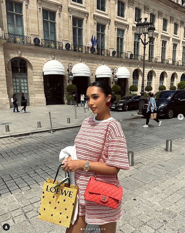 Jones and Curtis enjoyed several shopping trips while in Paris.  Khan revealed how they had to ask Kith to buy clothes for their little girl as well as for themselves
