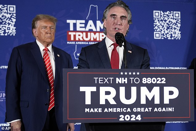 Burgum campaigned for Trump in Laconia, New Hampshire, in January after he withdrew from the Republican nomination race
