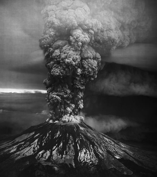 The volcano exploded fatally (photo) on May 18, 1980, killing 57 people.  Just two days earlier, small earthquakes were recorded at the site