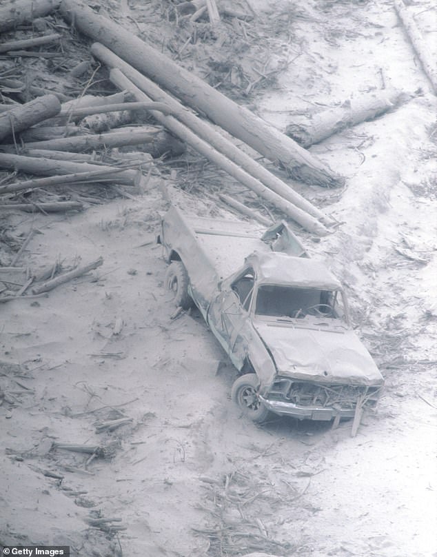 Destructive mudslides, known as lahars, swept away homes and trucks as officials closed bridges and stalled rail operations