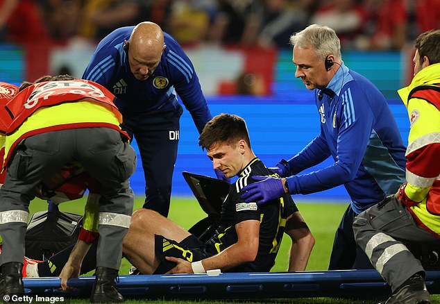Tierney's injury means the end of the tournament for the Real Sociedad defender
