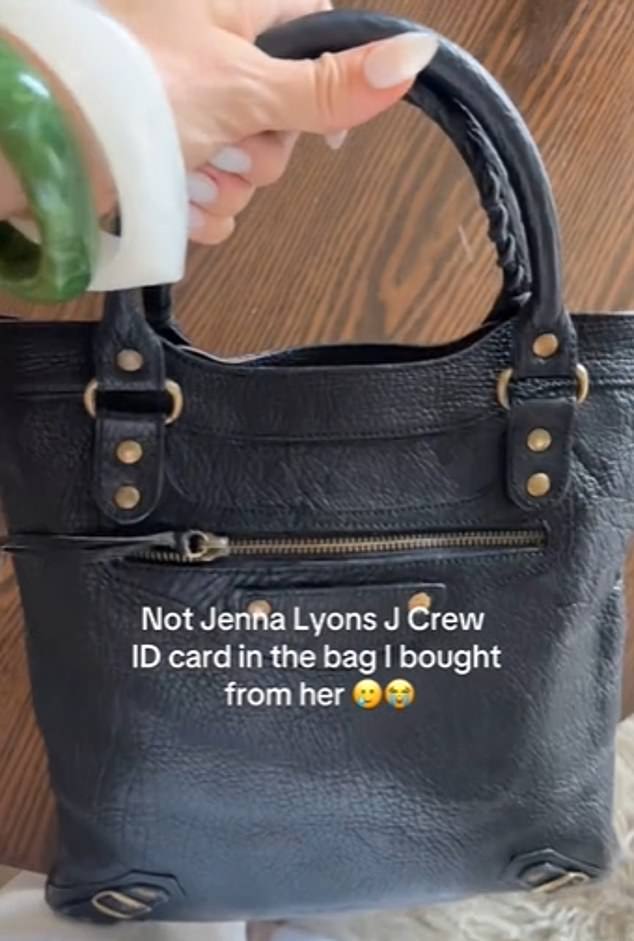 TikTok creator Janna Hagey revealed she bought a Balenciaga City bag that once belonged to The Real Housewives of New York star, and found a handful of Lyon's old memories