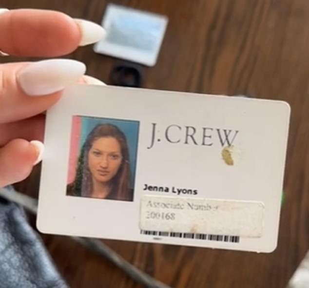 Hagey showed viewers Lyon's old things: her old J.Crew ID card, a set of keys, a mechanical pencil, a pack of Advil, a cough pack and a phone number for 