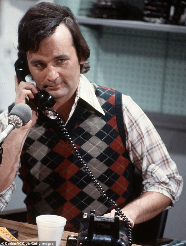 On Saturday Night Live, Lorne launched a wide array of stars ranging from John Belushi and Bill Murray to Tina Fey and Amy Poehler;  Bill pictured on the show in 1981