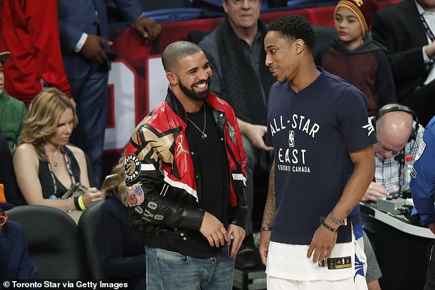 Drake and DeRozan developed a close relationship while the guard played for the Raptors