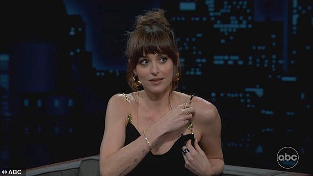 “Yeah,” Dakota said, grinning as she held up her dress after Jimmy recapped Daddio