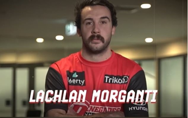 Lachlan Morganti tried out for Melbourne Renegades in July 2023 but did not make the finals