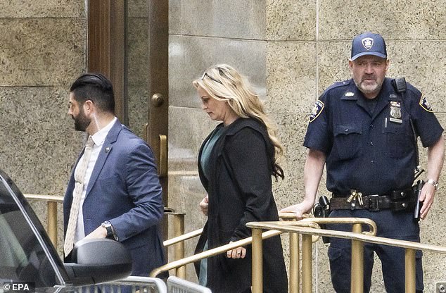 Stormy Daniels leaves the New York Supreme Court after testifying on May 9, 2024