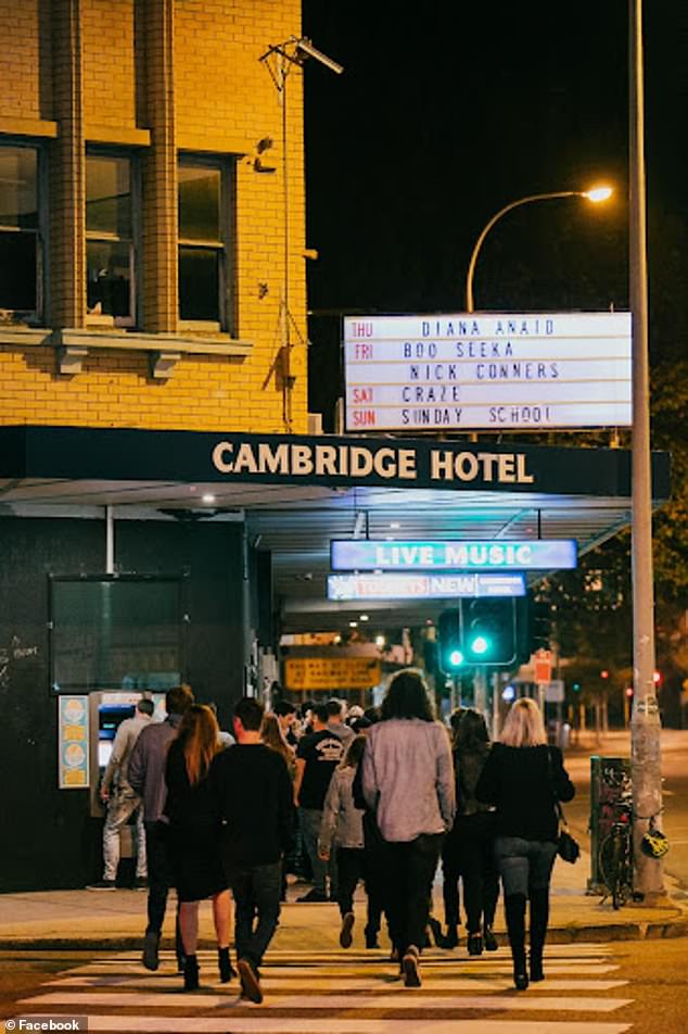 The Bucks group booked a three-bedroom Airbnb apartment ahead of Maurice Hawell's wedding and on Friday evening some of them headed to the nearby Cambridge Hotel.
