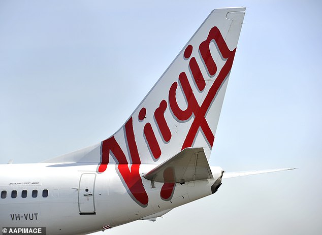 The mother claimed her attempts to raise the matter with Virgin Australia had been stonewalled.  Pictured is a Virgin Australia aircraft