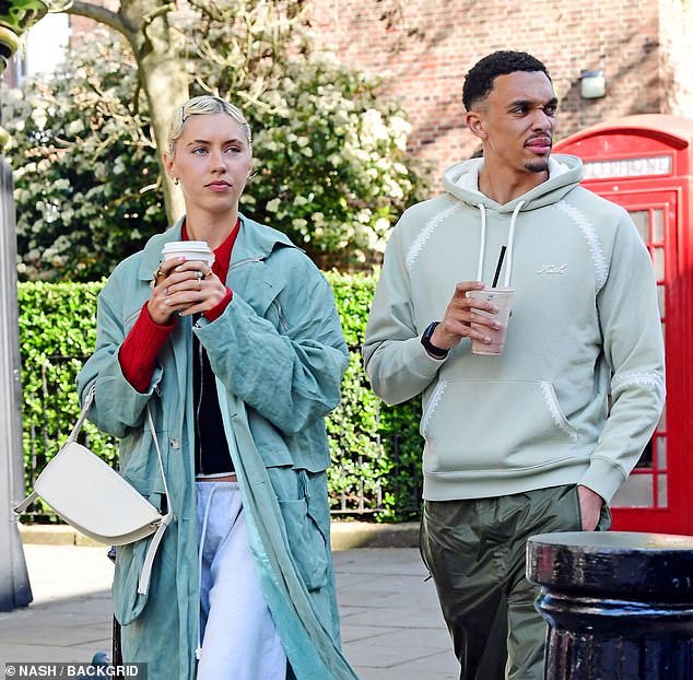 Iris and Trent were spotted together earlier this year walking along London's fashionable Portobello Road in Notting Hill (pictured)