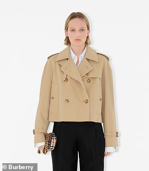 Burberry Cropped Trench Coat ($3,350)