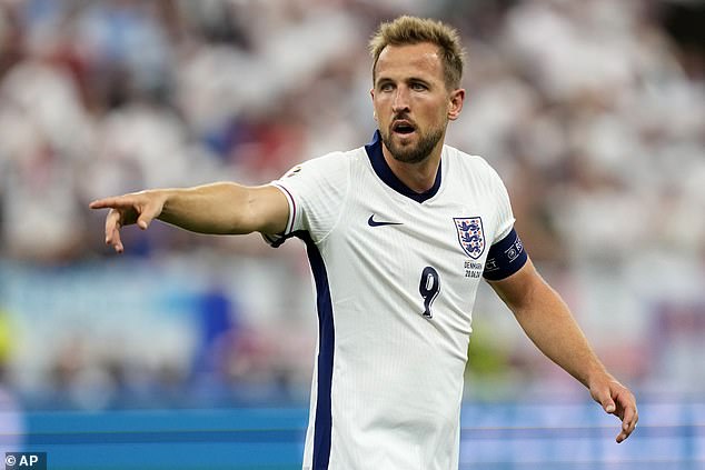Kane (pictured) scored the opening goal for England, but Ferdinand was concerned about his work rate