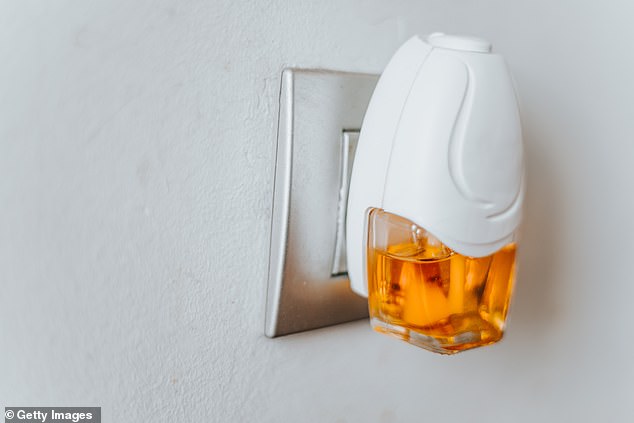 Air fresheners such as Glade plug-ins contain volatile organic compounds (VOCs) including formaldehyde – which can irritate the eyes, nose and throat if exposed for short periods