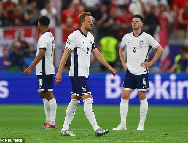 England went through a frustrating time as they eventually had to settle for a point