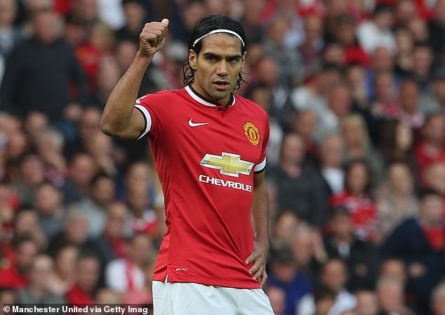 Falcao, now 38, played on loan at Manchester United in the 2014/2015 season, scoring four goals