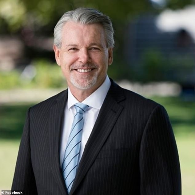 Pictured is Scott Marsh, principal of the $40k Scotch College in Hawthorn, Melbourne