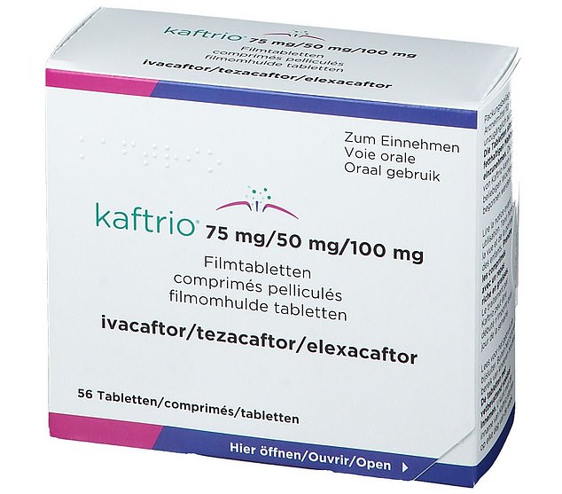 Kaftrio is one of three drugs recently approved by the NHS for use in people with cystic fibrosis