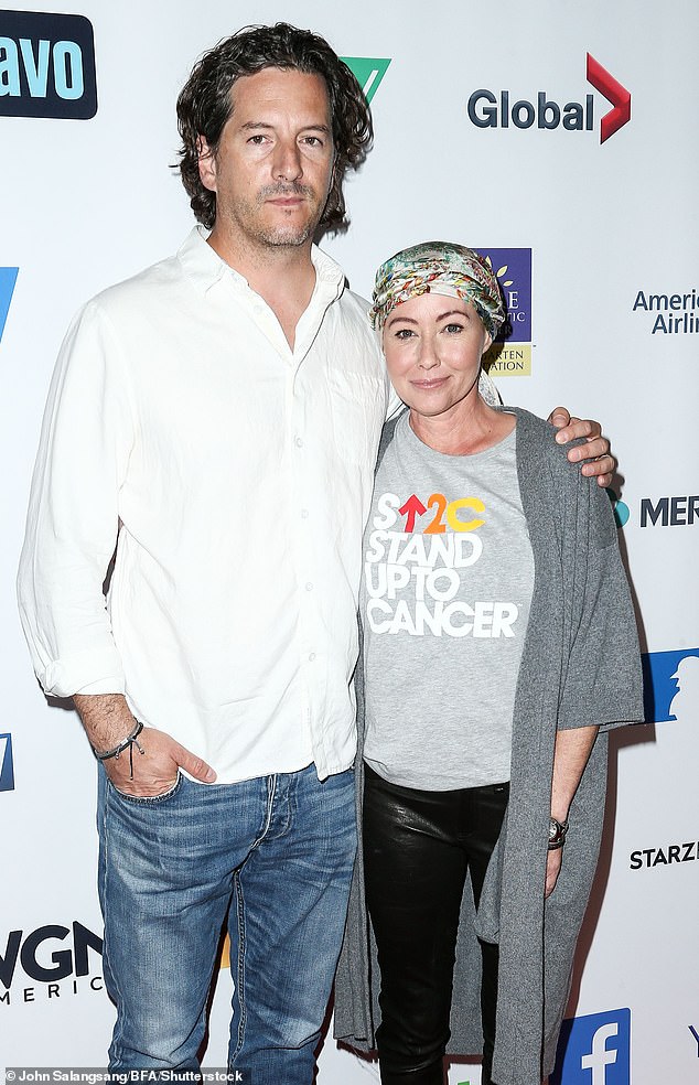 The now-exes together at a Stand Up To Cancer event in September 2016