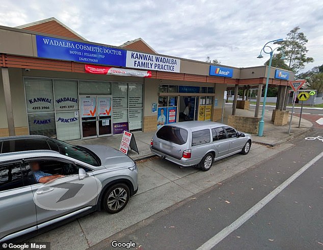 Dr.  Toma, an Egyptian-born GP, ​​was working full-time at the Kanwal Wadalba GP practice on the NSW Central Coast when he treated the woman (clinic is pictured)