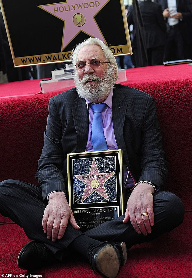 Sutherland was immortalized when he was honored with a star on the Hollywood Walk Of Fame on January 26, 2011 in Hollywood, California.
