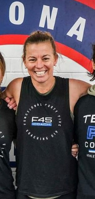 Salkilld is seen at her F45 fitness studio, where she casually went about her business this week after pleading guilty to $700,000 fraud