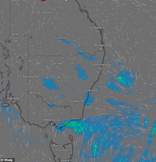 Showers are forecast in Sydney, Canberra, Adelaide, Perth, Melbourne and Brisbane this weekend, with the WA capital receiving up to 20mm on Saturday