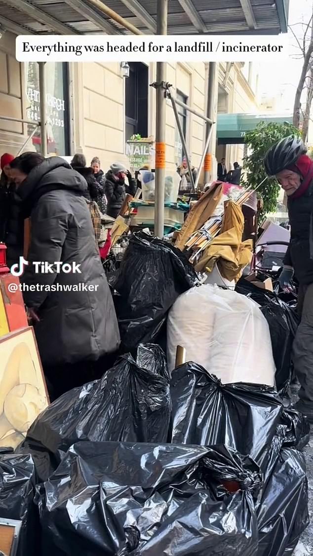 New Yorkers searched the belongings of 79-year-old art collector Diane Greene after she died and her belongings were dumped on the sidewalk outside her building