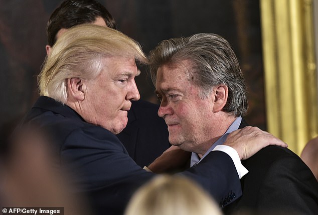 Bannon spoke with Trump at least twice on January 5, attending a planning meeting at the Willard Hotel in Washington, DC and saying on his podcast: “Tomorrow all hell will break loose,” according to the J6 committee.