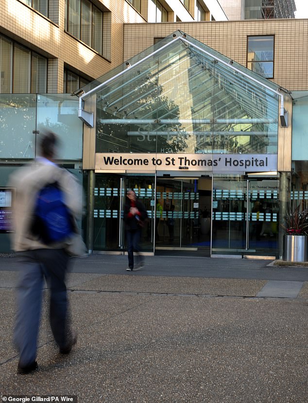 The number of rescheduled elective surgeries has fallen by 494 since the first week after the attack, June 3 to 9, but the number of missed outpatient appointments has increased by 394 (Photo: Guys and St Thomas' Hospital)